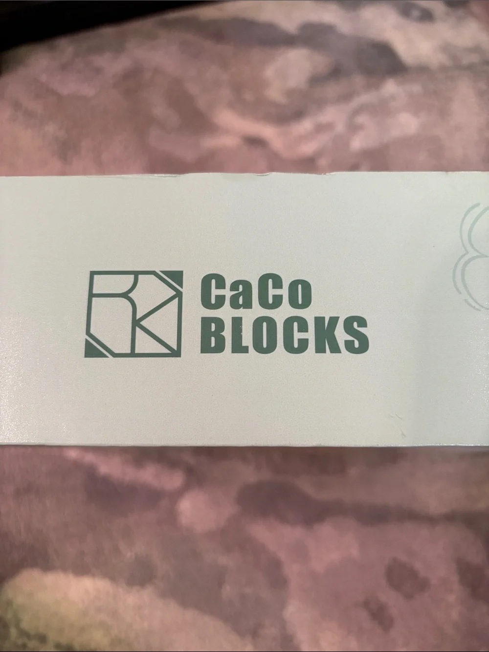 CaCo Blocks Fairy Tale Island Kids Building Set - Pink Mushroom House Brand New